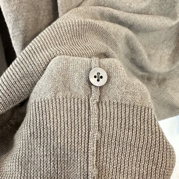 Alfani Merino Wool Sweater Polo Mens XL Beige 100% Pure Italian Knit Australia - Picture 5 of 7